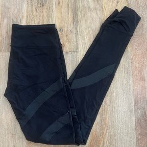 Lululemon Long leggings with foot sleeve
